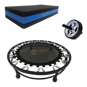 Mini Jump + Roda Abdominal + Step Eva 60x30x10cm