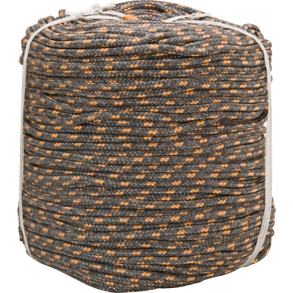 Corda Multifilamento Trançada 12,0Mm 11,0Kg 111 Metros Cinza