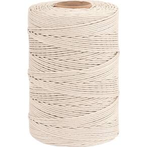 Corda Multifilamento Trançada 3,0Mm 4,5Kg 603 Metros Branca