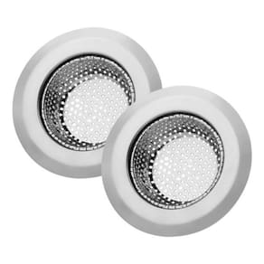 Kit Ralo Tela Inox Para Pia De Cozinha 7,2X1,5Cm 2 Unidades