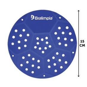 Tela Para Banheiro Mictorio Bralimpia Cor Azul 15Cm