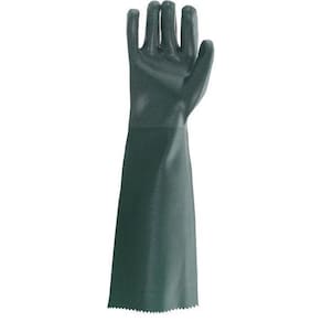 Luva Pvc Palma Áspera Com Forro 56Cm Pav0056 Com 05 Pares -