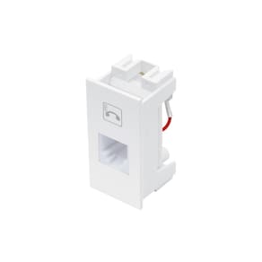 Módulo Telefone 4 Vias - Branco - 06220643 - Habitat/Elegance