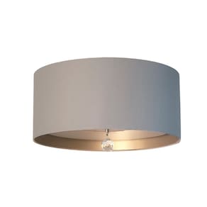 Luminária De Teto Plafon Interna Bronze 30X15Cm