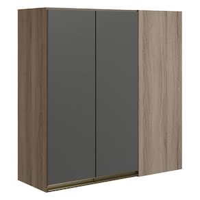 Armario Canto Reto 2P MDF 86cm Kali 12043 Carvalho Toq Chumb0 Nicioli