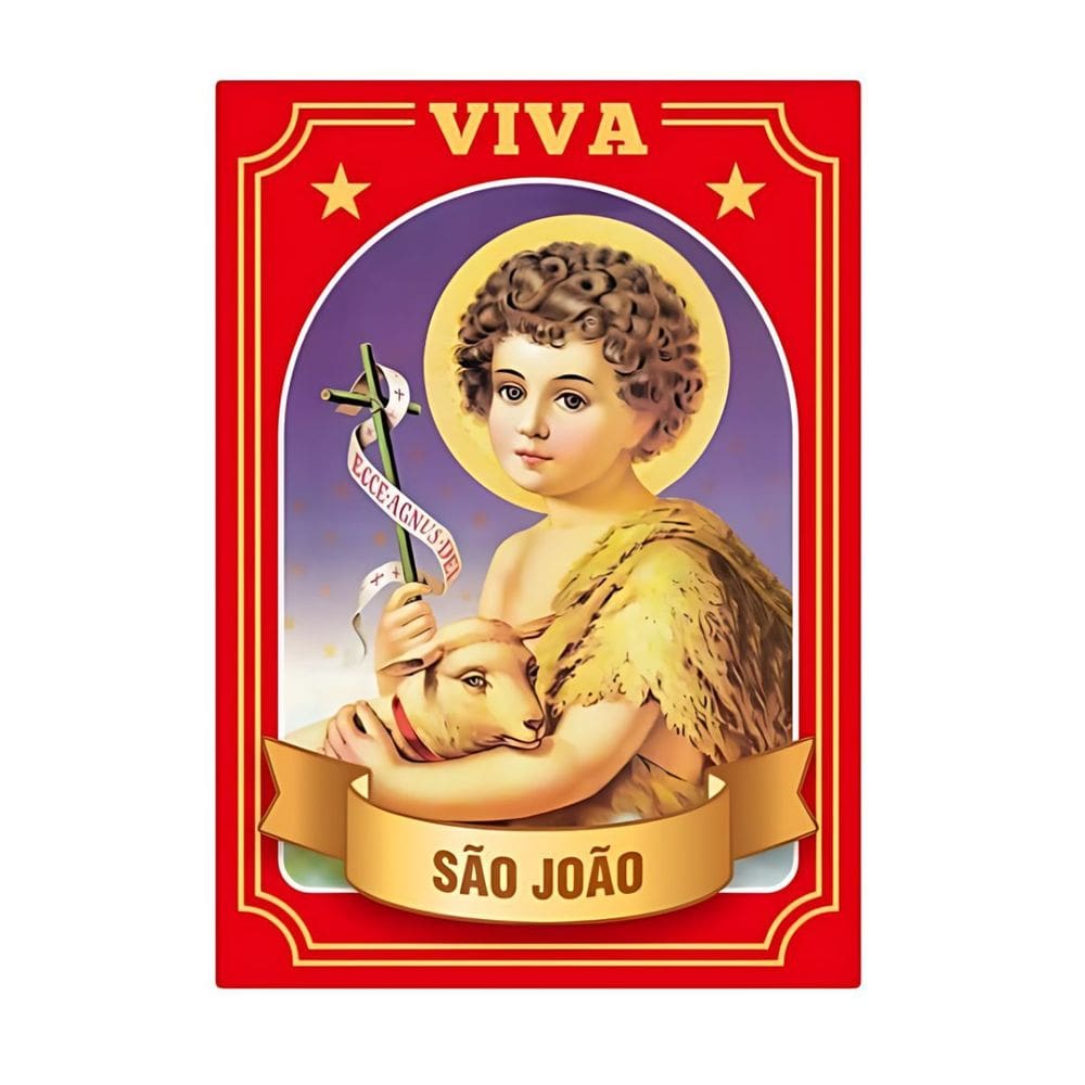 Painel Decorativo Festa Junina São João - 70cm x 50cm