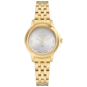 Relógio Technos Feminino Ref: 2036naz/1k Elegance Dourado