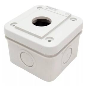 Botoeira 1 Furo 22mm Schneider Xale1 Harmony Cinza Claro