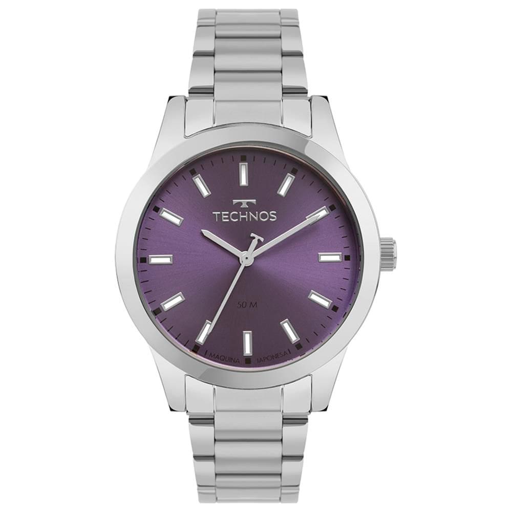 Relógio Technos Feminino Ref: 2035ncy/1g Elegance Prateado