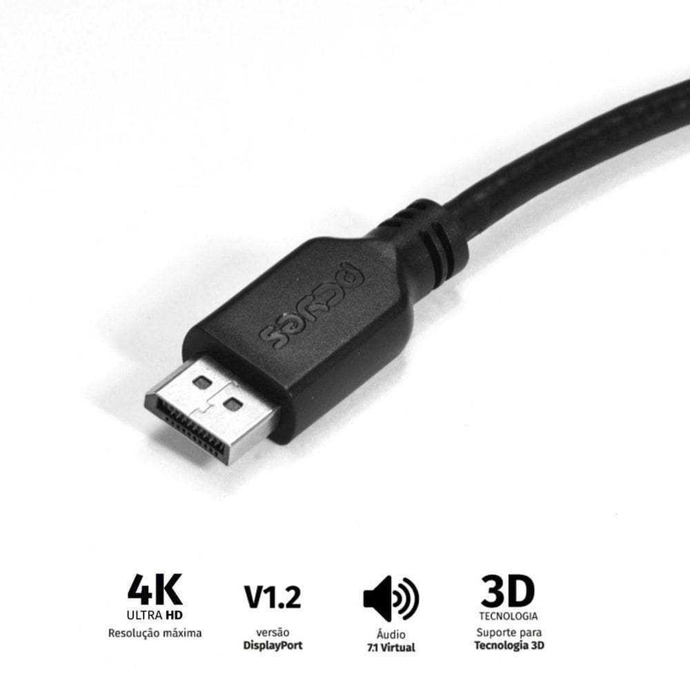 Cabo Mini Displayport Macho 2m Pmddpm-2