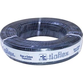 Cabo Multicanal 4p X 24awg Preto Tiaflex - Rl - 50