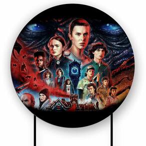 Painel Decorativo para Festa 1,80x1,80 metros Vesti Fácil com Elástico Stranger Things - Fera Print