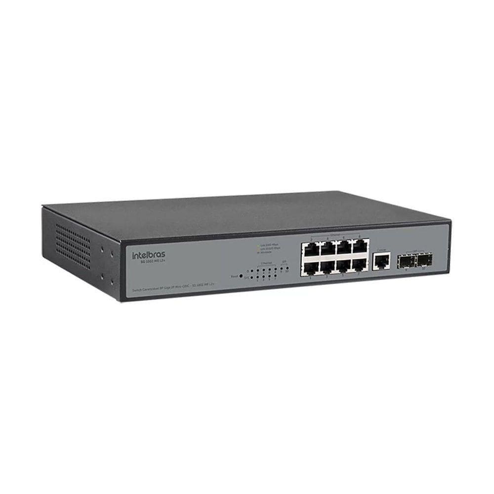 Switch Gerenciavel 8p Gigabit 10-100-1000 + 2p Mini Gbic Sg 1002 Mr L2+ 4760041