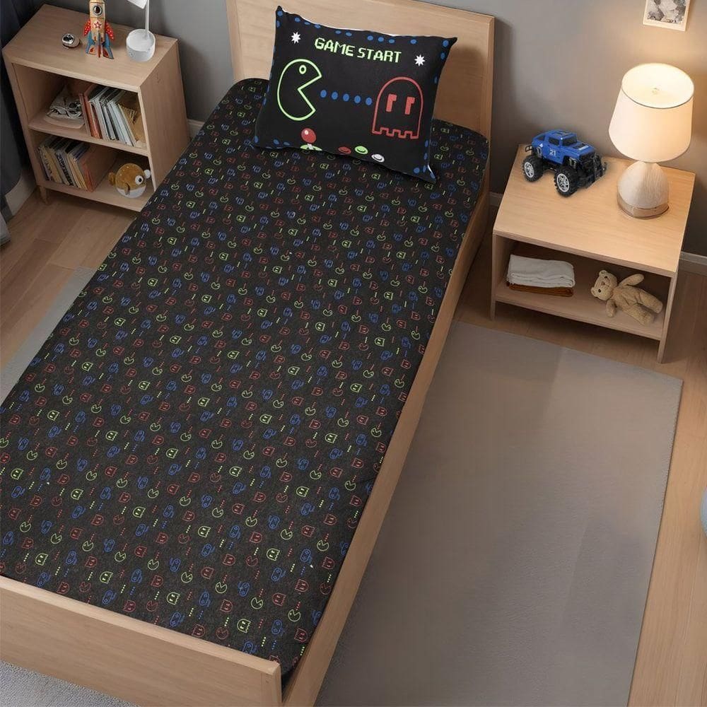 Jogo De Cama Solteiro 2 Pçs Joy 70% Algodão 30% Poliéster Pac Controle