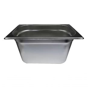 Kit 10 Cubas Gastronomica Inox Gn 1/4 X 150mm (265x162mm) - Brasinox