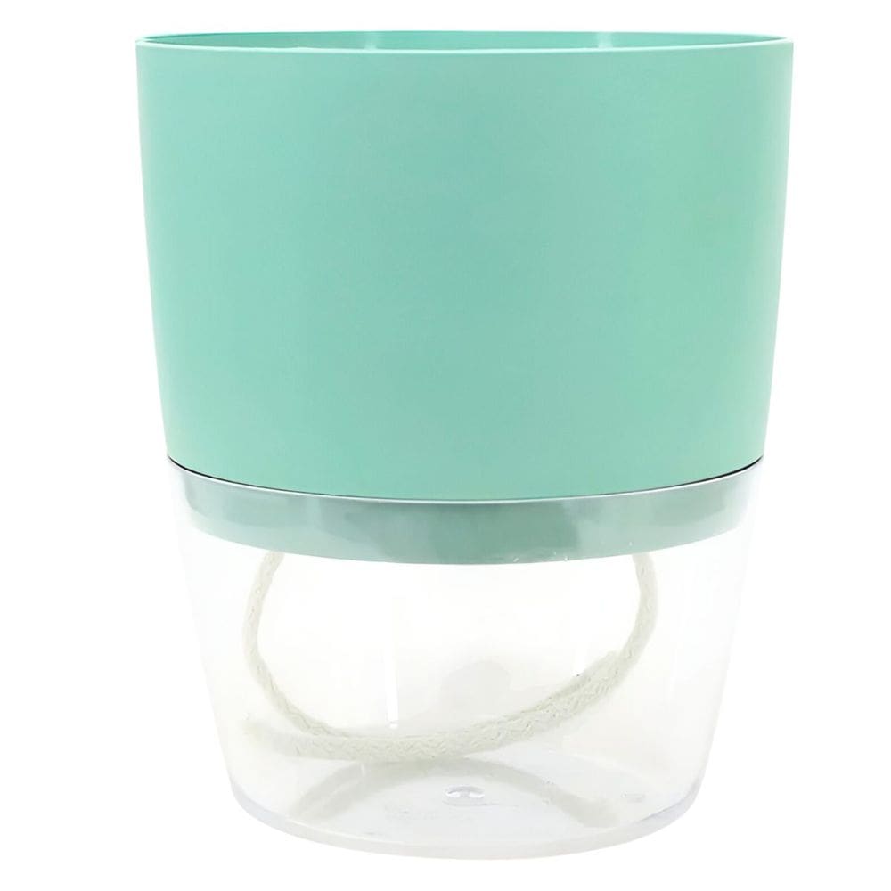 Vaso Acqua Autoirrigável (15x18) Cor Verde Vintage VASART