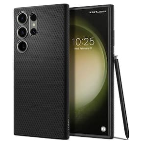 Capa Spigen Liquid Air para Galaxy S23 Ultra Matte Black