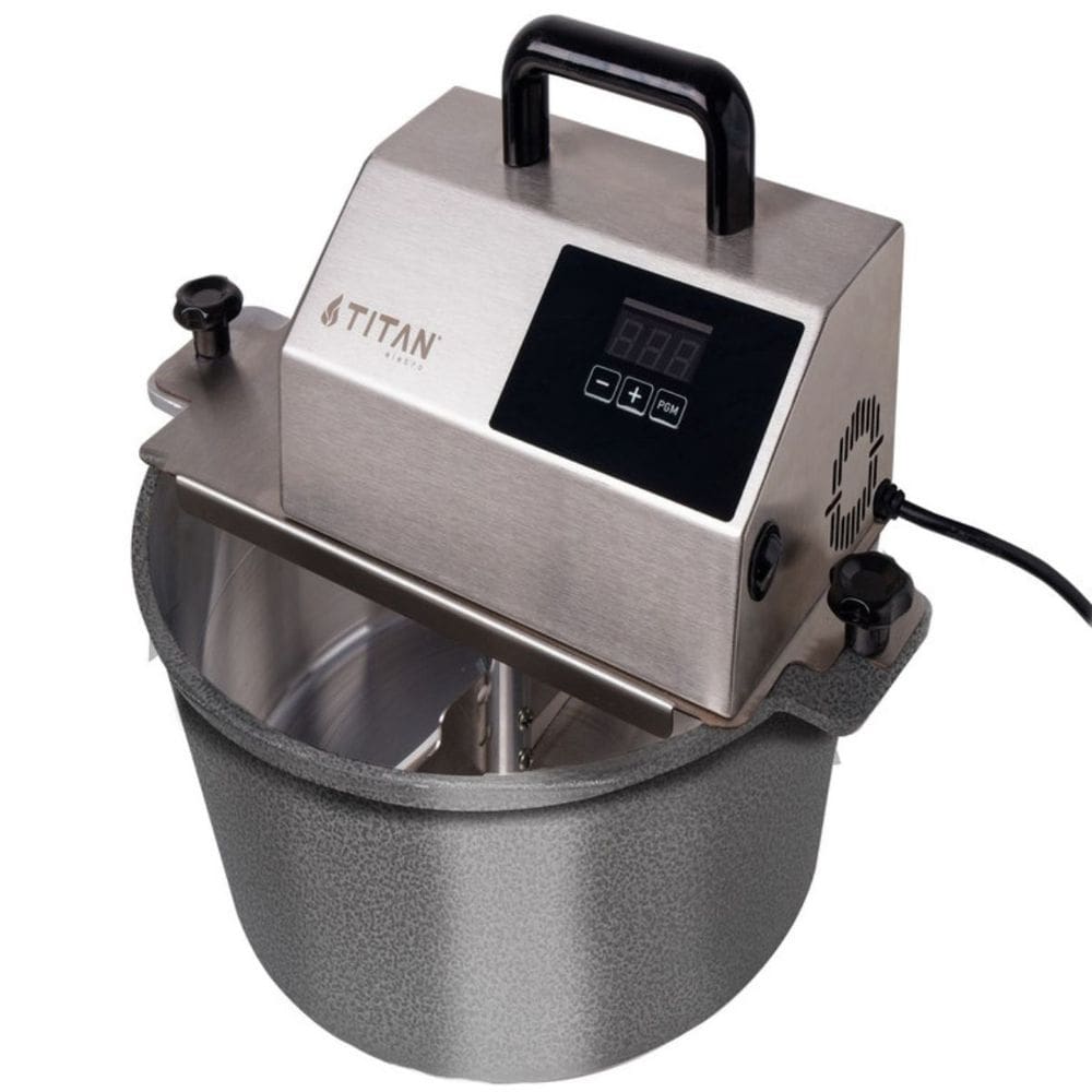 Panela Misturadora Profissional de Doces Zurique Titan Bivolt 10 Litros Preta