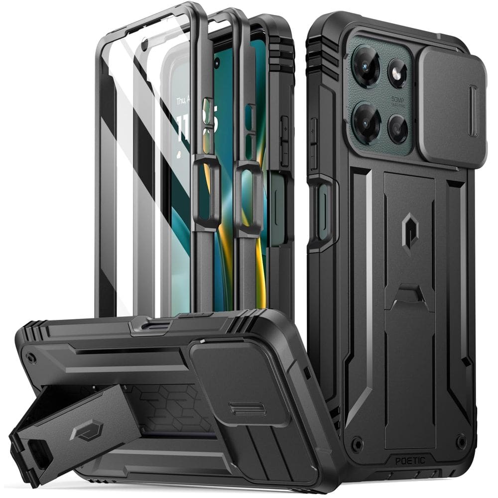 Case Poetic Revolution para Motorola Moto G 5G 2025 preta