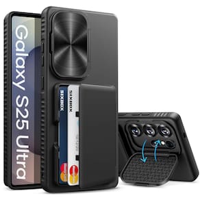 Capa de telefone SIXBOX para Samsung Galaxy S25 Ultra 2025 preta