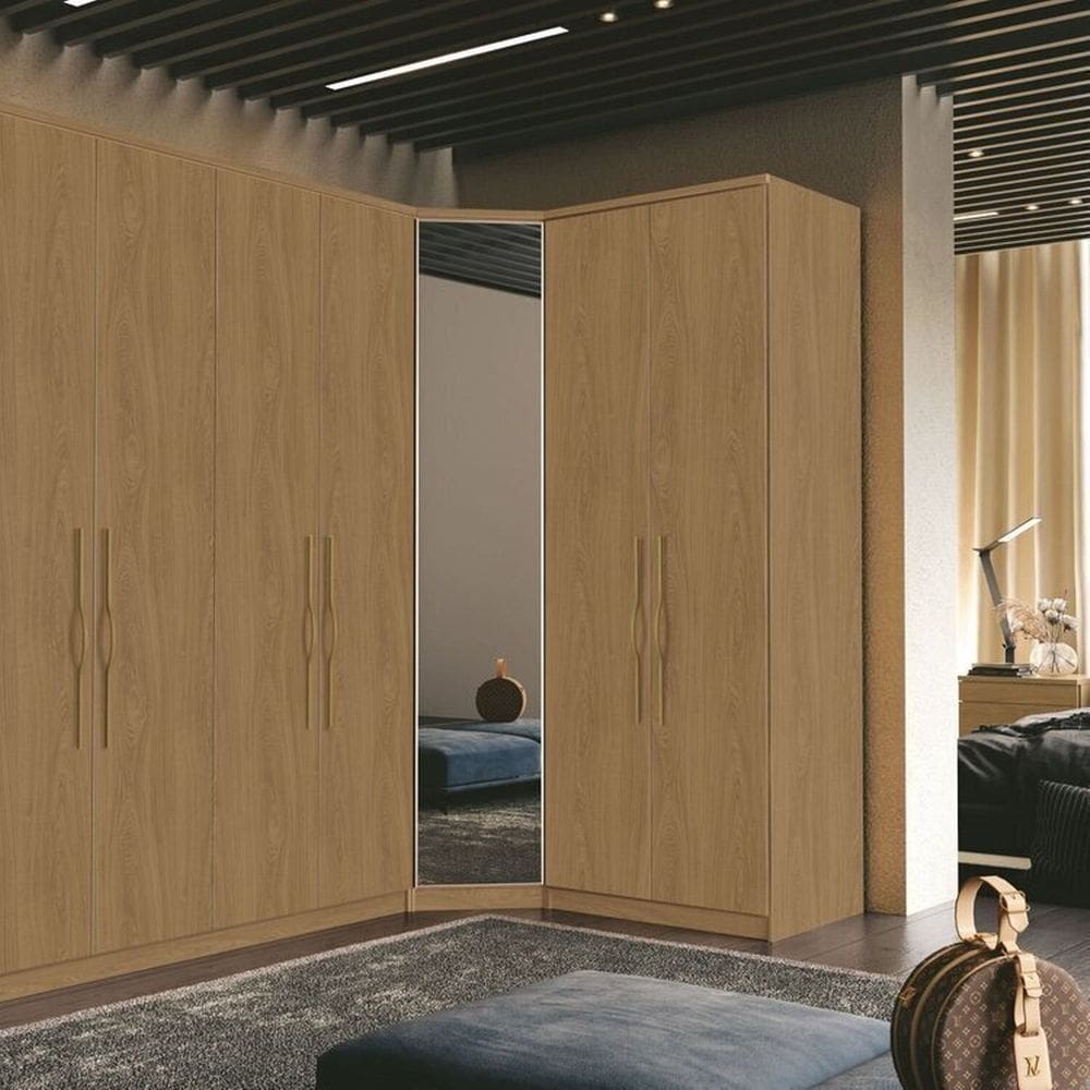 Guarda-roupa Modulado 3 Peças Decor Freijó