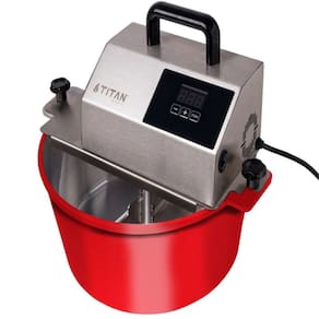 Panela Misturadora Profissional de Doces Zurique Titan Bivolt 10 Litros Vermelha