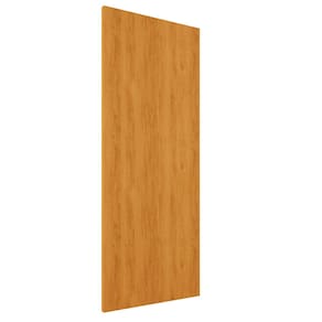 Porta De Madeira Bater Lisa U.V Rubi 210cmx90cm - Cerejeira