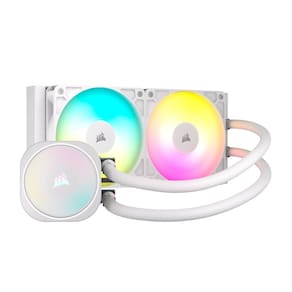 Resfriador de CPU líquido CORSAIR Nautilus 240 RS ARGB 240 mm branco