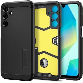 Capa Spigen Tough Armor para Galaxy A16 5G com suporte preto