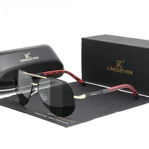 Óculos Fotocromático Kingseven Polarizado Escurece No Sol Uv