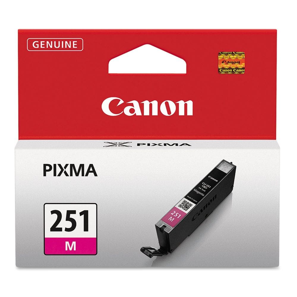 Tanque de tinta Canon CLI-251 Magenta genuíno para impressoras