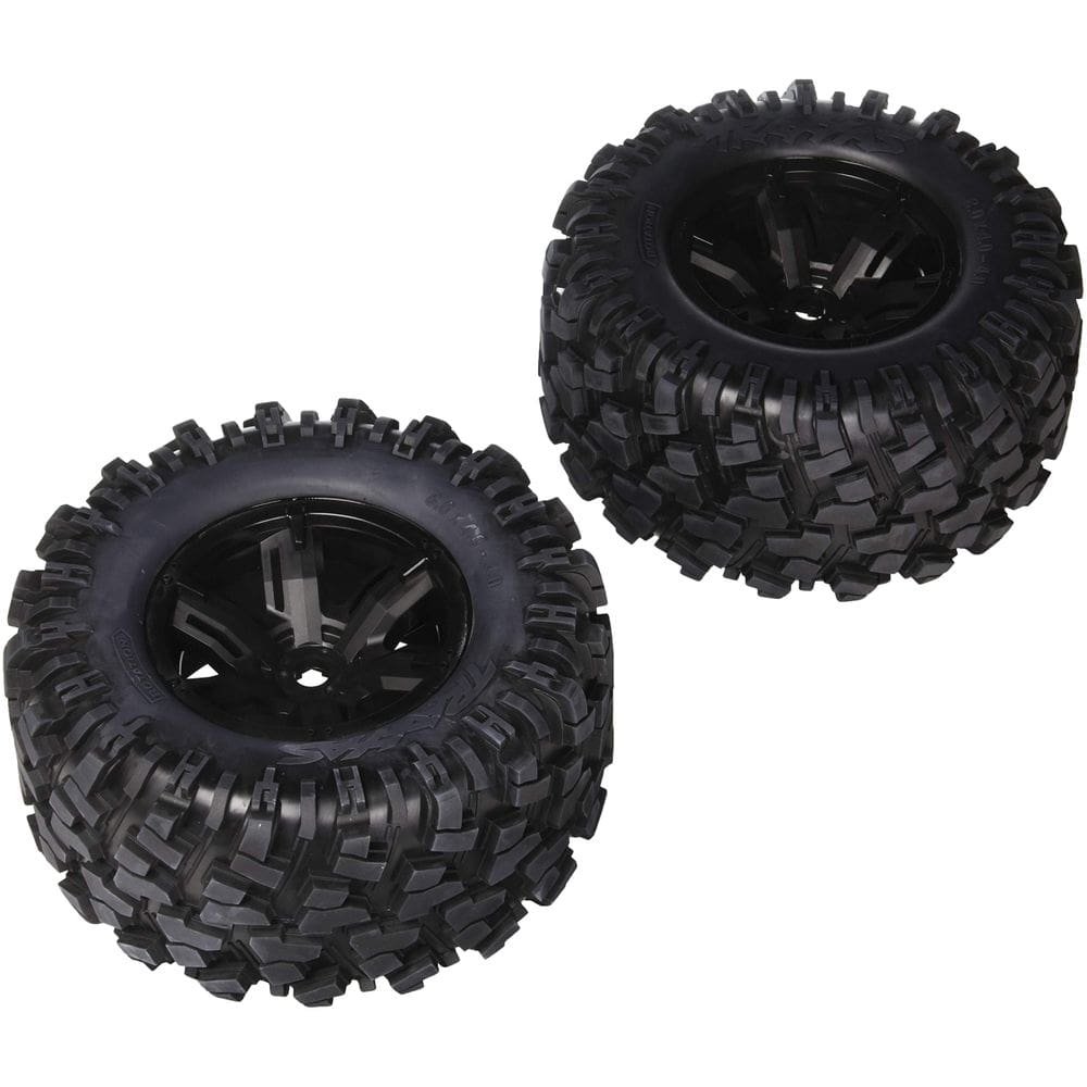 Rodas e pneus Traxxas X-Maxx 8S-Rated pré-montados 7772X