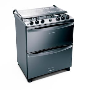 Fogão 5 Bocas Brastemp BFD5NCR com Mesa de Vidro
