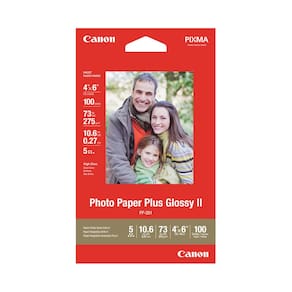 Papel fotográfico Canon Photo Paper Plus Glossy II 4x6 100 folhas