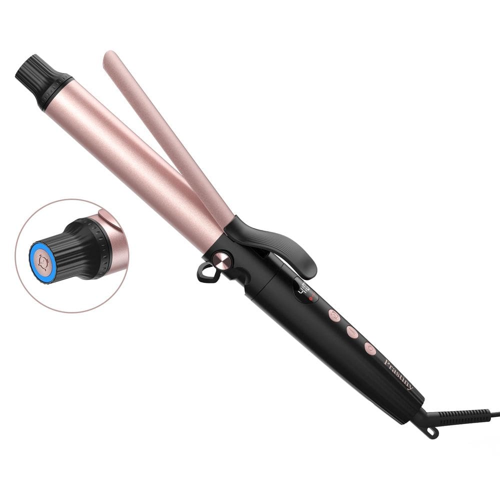 Modelador de cabelo Iron Pratiny Smart Timer, revestimento cerâmico de 3,2 cm