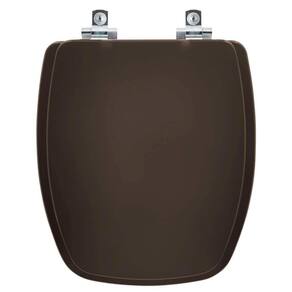 Assento Sanitário Soft Close Stylus Marrom Café para vaso Celite