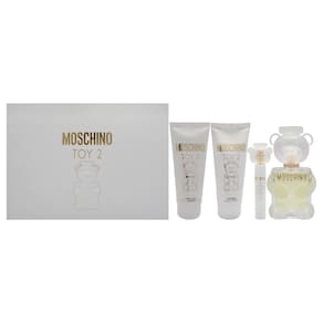 Conjunto de presente de 4 peças Perfume Moschino Toy 2 para mulheres