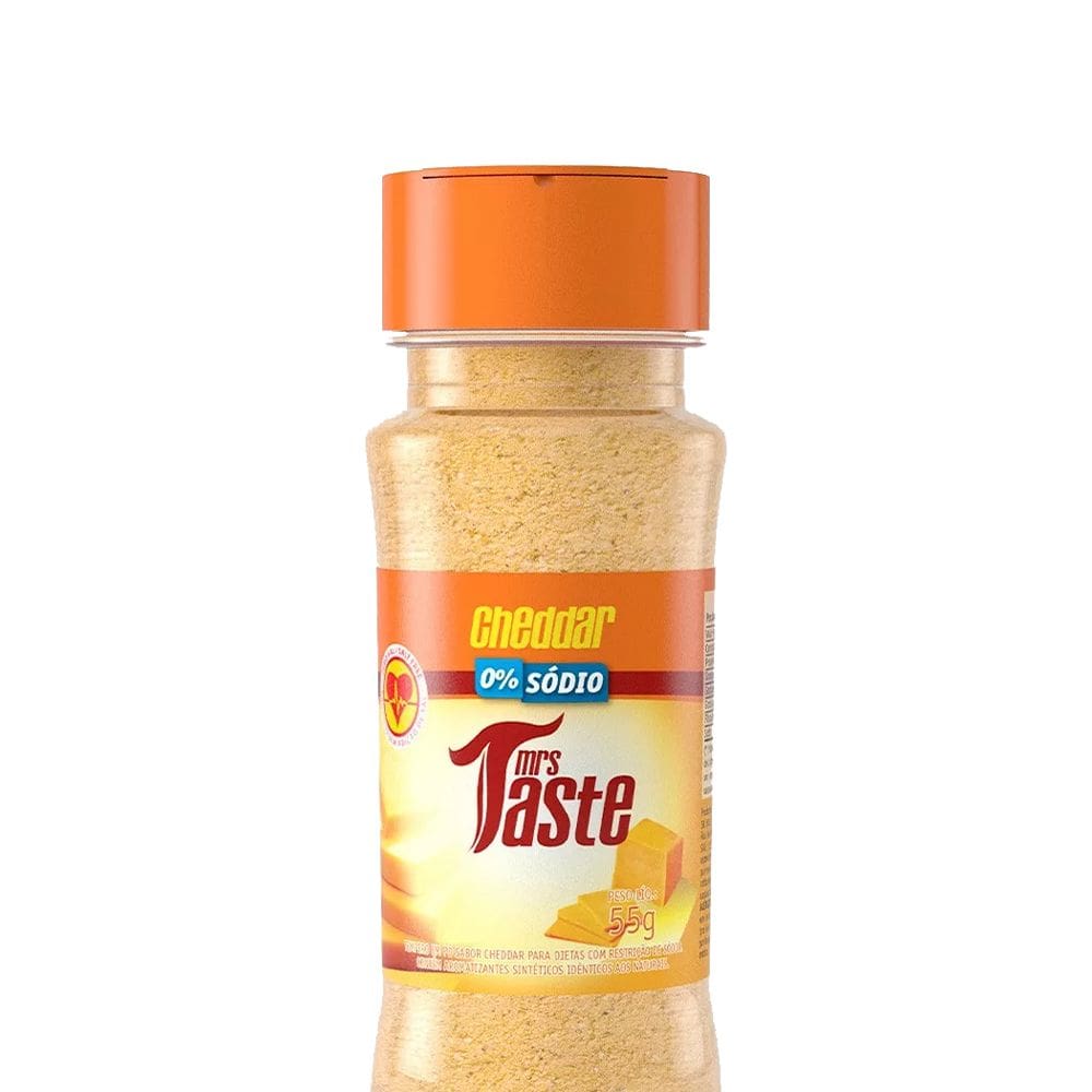 Tempero Zero Sódio Mrs Taste (55g) Cheddar