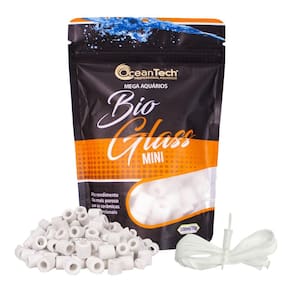 Mídia Biológica Mini Anel Cerâmica Aquários Oceantech 100Ml