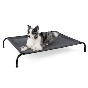 Cama elevada para cães SIEMOUR Cooling para cães grandes 50x35x20cm