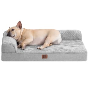Cama para cães EHEYCIGA Memory Foam Ortopédica Impermeável Média