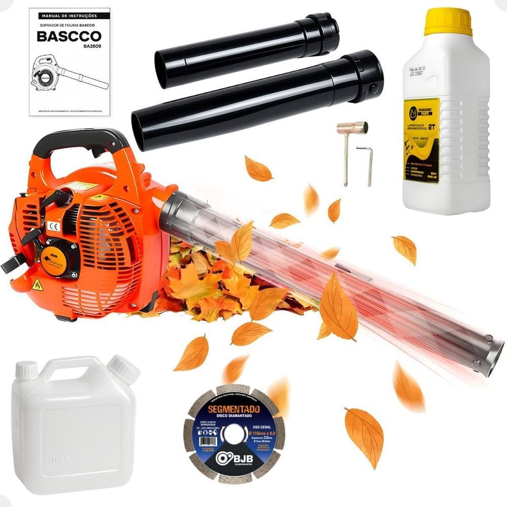 Soprador De Folhas Novo 26 Cilindradas Gasolina + Oleo