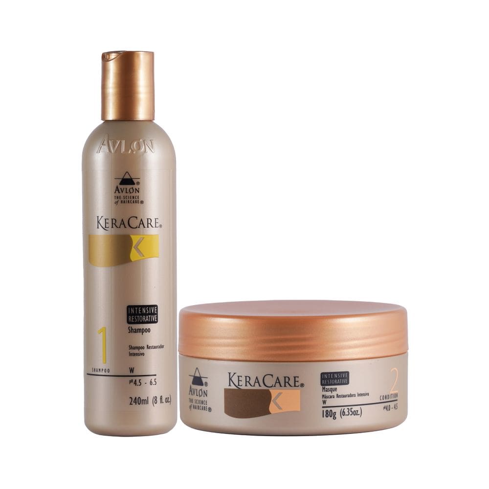 Keracare Intensive Restorative Shampoo 240 Ml + Keracare Intensive Restorative Masque 180 G