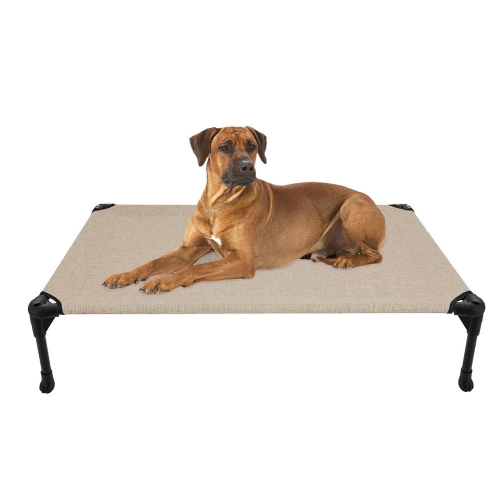 Berço elevado para cães Veehoo Cooling para cães grandes 42x30 polegadas