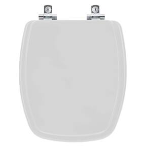 Assento Sanitário Soft Close Primula Plus Cinza Claro Para Vaso Fiori