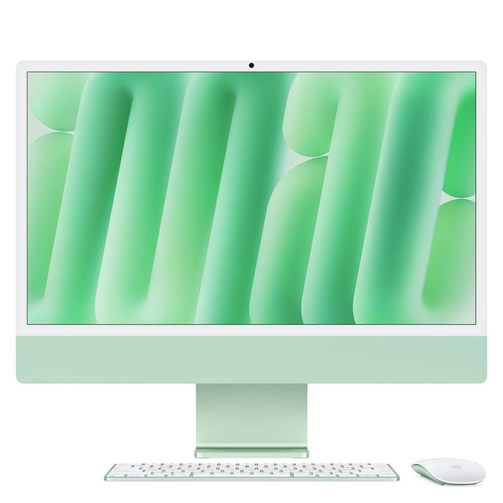 iMac 24”, M4, CPU 8 núcleos e GPU 8 núcleos, Memória Unificada 16GB, 256GB SSD - Verde