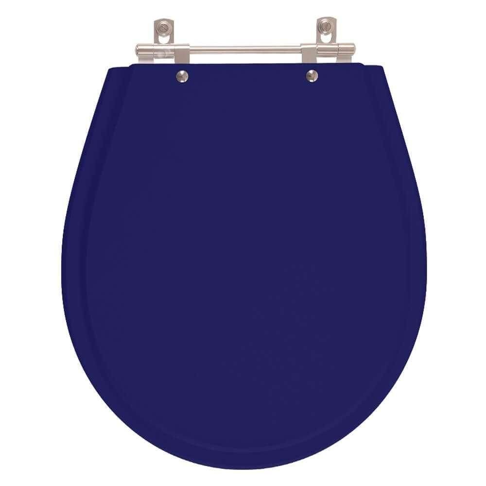 Assento Sanitário Avalon Azul Cobalto Para Vaso Ideal Standard