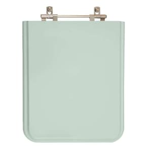 Assento Sanitario Poliester Square Verde Agua Para Vaso Incepa