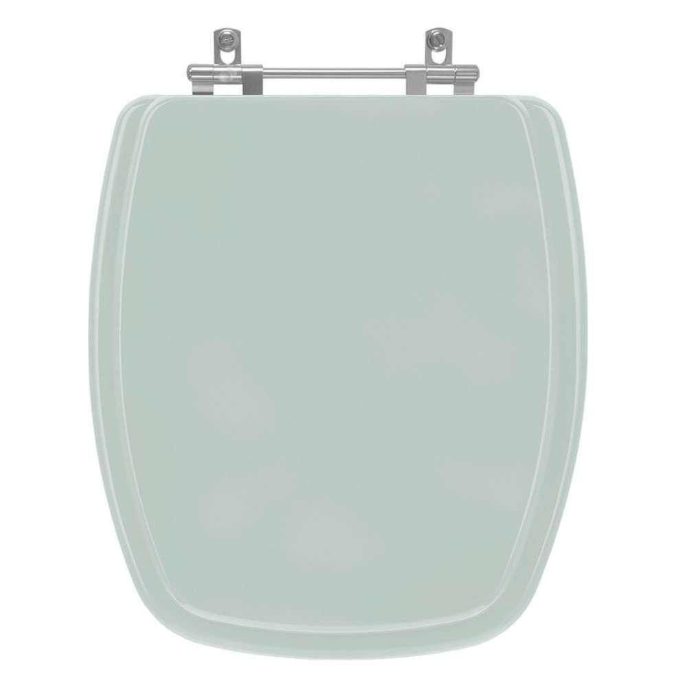 Assento Sanitário Laqueado Valentina Verde Claro Para Vaso Santamarina