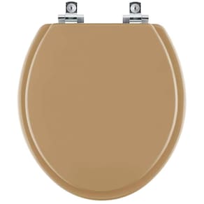 Assento Sanitário Com Fechamento Lento Convencional Oval Amendoa Para Vaso Ideal Standard